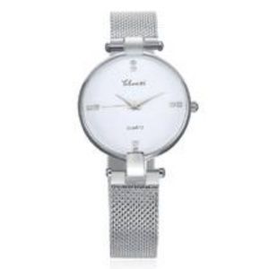 silver-tone women's watches minimalist watch belbi